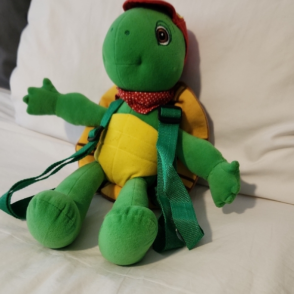 Green Turtle Plush Backpack for Reptile Lovers - Picture 2 of 8
